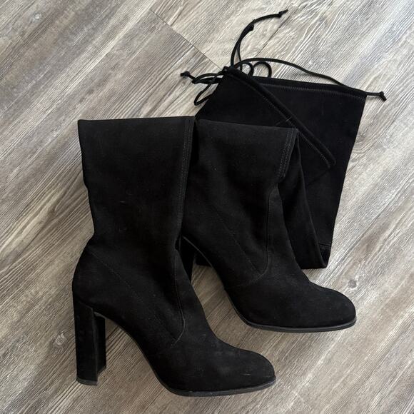 Stuart Weitzman Tieland Over-The-Knee Boot Black - Picture 5 of 8